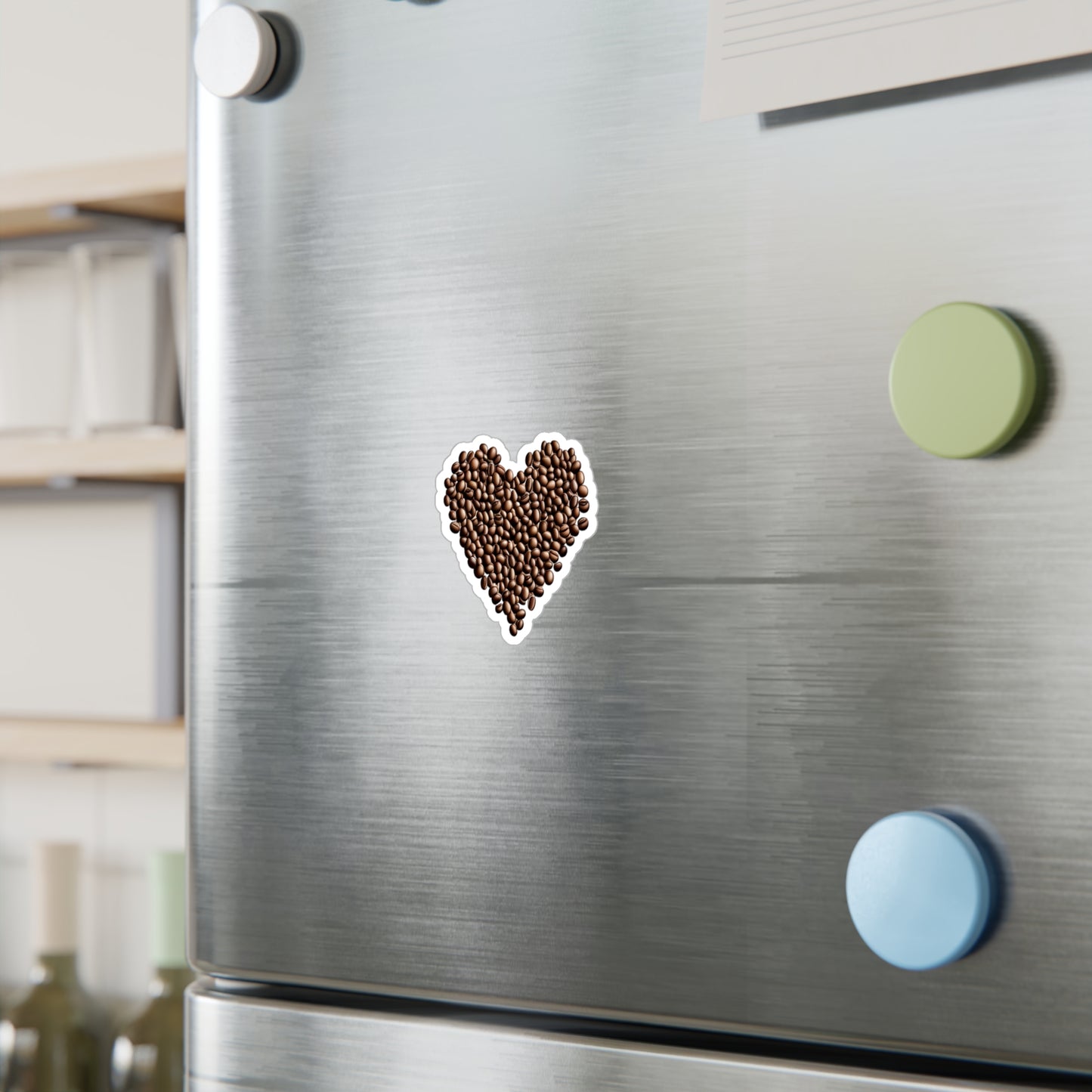 Coffee Bean Heart Decal